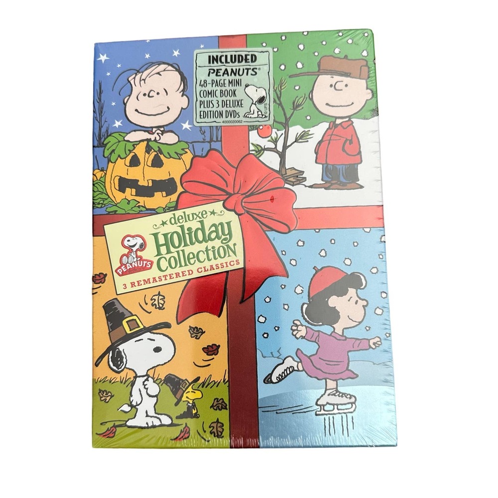 SEALED Peanuts‎ Deluxe Holiday Collection DVD Set xmas Halloween Thanksgiving